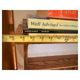 Assortment of Dictionaries, Language Books, Crossword Books and Shelf Assortment of Dictionaries, Language Books, Crossword Books and Shelf
