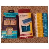 Shower Chair, Toilet Support Handles & Pill Sorters Shower Chair, Toilet Support Handles & Pill Sorters
