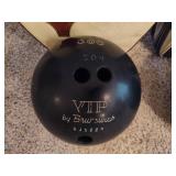 Two Vintage Bowling Balls, Bags & Shoes Two Vintage Bowling Balls, Bags & Shoes