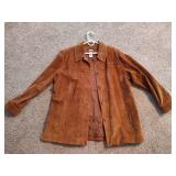 Cherokee Button Up Long Leather Coat (XL) Cherokee Button Up Long Leather Coat (XL)