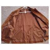 Cherokee Button Up Long Leather Coat (XL) Cherokee Button Up Long Leather Coat (XL)