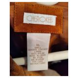 Cherokee Button Up Long Leather Coat (XL) Cherokee Button Up Long Leather Coat (XL)
