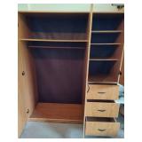 Faux Wood Wardrober + Storage Faux Wood Wardrober + Storage