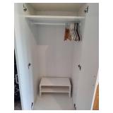 White Two-Door Wardrober White Two-Door Wardrober