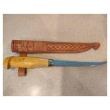 Vintage Hand Ground Stainless Filet Knife Vintage Hand Ground Stainless Filet Knife
