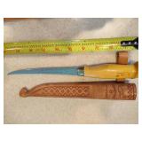 Vintage Hand Ground Stainless Filet Knife Vintage Hand Ground Stainless Filet Knife