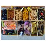 Two-Sided Fishing Equipment Storage Container Two-Sided Fishing Equipment Storage Container