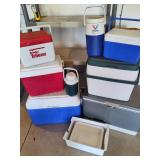 Lot of Assorted Coolers Lot of Assorted Coolers