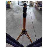 Two Plastic Saw Horses & Tripod Light Two Plastic Saw Horses & Tripod Light