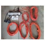 Lot of Assorted Cords, Timers & Power Strip Lot of Assorted Cords, Timers & Power Strip
