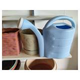 Lot of Asst Pots, Watering Cans & Gardening Tools Lot of Asst Pots, Watering Cans & Gardening Tools