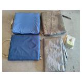 Boat Cushions, Tarp & Trailer Chock Boat Cushions, Tarp & Trailer Chock
