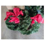 Pre-Lit Christmas Tree & Wreaths Pre-Lit Christmas Tree & Wreaths