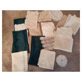 Lot of Lace/Crocheted Table Clots/Doilies/Runners Lot of Lace/Crocheted Table Clots/Doilies/Runners