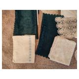 Lot of Lace/Crocheted Table Clots/Doilies/Runners Lot of Lace/Crocheted Table Clots/Doilies/Runners