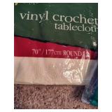 Lot of Reusable/Disposable Tablecloths Lot of Reusable/Disposable Tablecloths