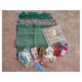 Misc Lot of Rugs, Sewing Supplies + Misc Lot of Rugs, Sewing Supplies +