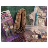 Misc Lot of Rugs, Sewing Supplies + Misc Lot of Rugs, Sewing Supplies +