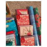 Lot of Christmas Cards & Wrapping Paper Lot of Christmas Cards & Wrapping Paper