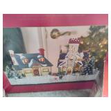 Asst Christmas Lighted Houses & Decor Asst Christmas Lighted Houses & Decor