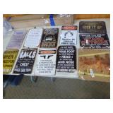 10 Metal Signs 10 Metal Signs