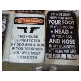 10 Metal Signs 10 Metal Signs