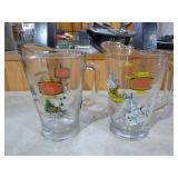 2 Schmidt Beer Pitchers 2 Schmidt Beer Pitchers