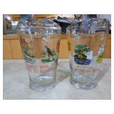2 Schmidt Beer Pitchers 2 Schmidt Beer Pitchers