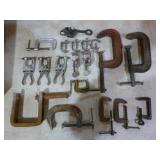 Assortment of Clamps Assortment of Clamps