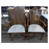 2 Dining Captain Chairs 2 Dining Captain Chairs