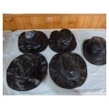 5 Leather Hats 5 Leather Hats