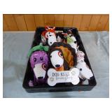 9 Target Plush Dogs in Coca-Cola Tray 9 Target Plush Dogs in Coca-Cola Tray