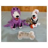 9 Target Plush Dogs in Coca-Cola Tray 9 Target Plush Dogs in Coca-Cola Tray