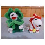 9 Target Plush Dogs in Coca-Cola Tray 9 Target Plush Dogs in Coca-Cola Tray
