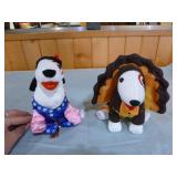 9 Target Plush Dogs in Coca-Cola Tray 9 Target Plush Dogs in Coca-Cola Tray