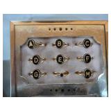 2 Trays of Adjustable Size Rings 2 Trays of Adjustable Size Rings