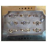 2 Trays of Adjustable Size Rings 2 Trays of Adjustable Size Rings