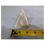 2 Zebra Calcite Pyramids 2 Zebra Calcite Pyramids