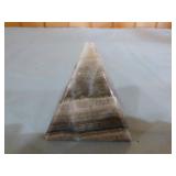 2 Zebra Calcite Pyramids 2 Zebra Calcite Pyramids