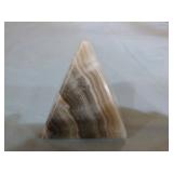 2 Zebra Calcite Pyramids 2 Zebra Calcite Pyramids