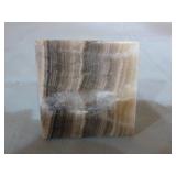 2 Zebra Calcite Pyramids 2 Zebra Calcite Pyramids