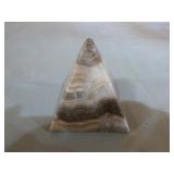 2 Zebra Calcite Pyramids 2 Zebra Calcite Pyramids