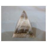 2 Zebra Calcite Pyramids 2 Zebra Calcite Pyramids
