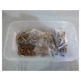 Tote of Assorted Hooks and Key Chains Tote of Assorted Hooks and Key Chains