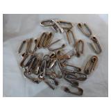 Tote of Assorted Hooks and Key Chains Tote of Assorted Hooks and Key Chains