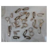 Tote of Assorted Hooks and Key Chains Tote of Assorted Hooks and Key Chains