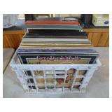 Crate of Older LP Albums Crate of Older LP Albums