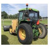 1994 John Deere 6400 Tractor 4X4 With Broom