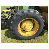 1994 John Deere 6400 Tractor 4X4 With Broom