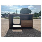 Bertch USA Hotel-Style Cabinetry w/ Mini Fridge & Microwave Cavities – Durable & Stylish